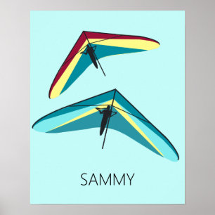 Hang Gliding Poster