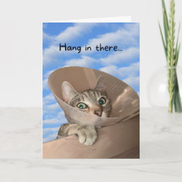 Hang in There Chat in Cone Funny werden gut Karte