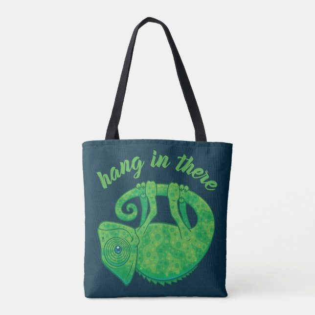 Hang In There Magical Chameleon Tasche (Rückseite)