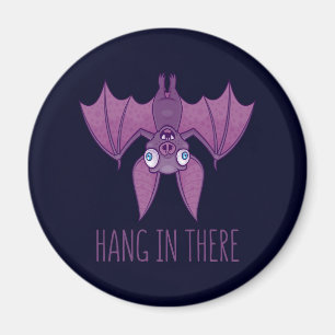 Hang in There Wacky Vampire Bat Magnet