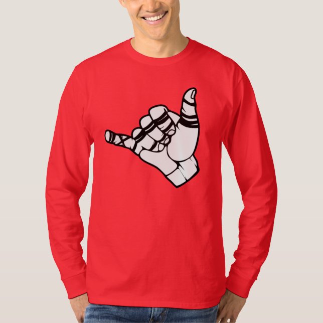 Hang lose Shaka BJJ T-Shirt (Vorderseite)