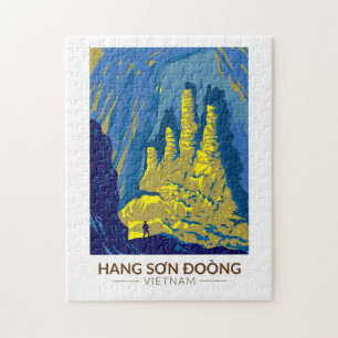 Hang Son Doong Höhle Vietnam Reise Kunst Vintage