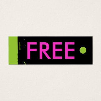 Hang Tag "FREE"