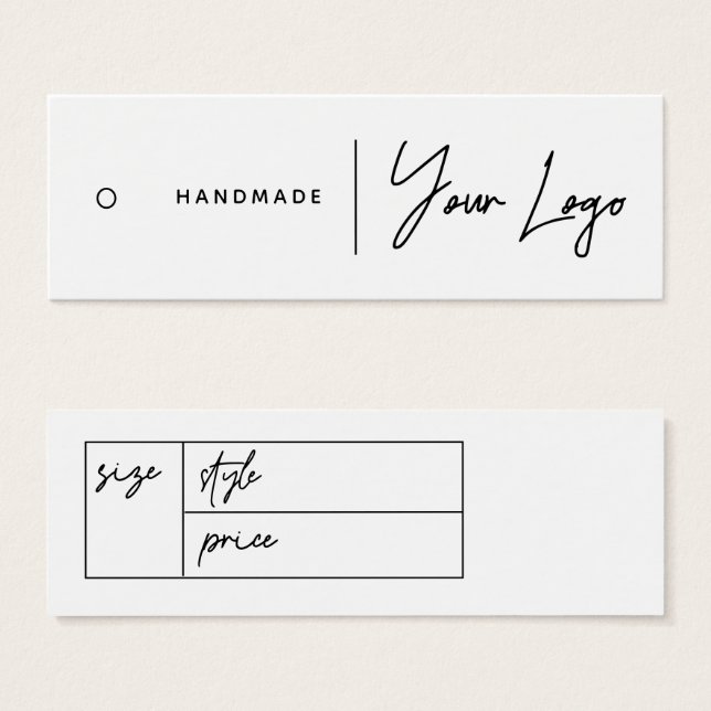 Hang-Tag für Geschäftssymbole (Vorne & Hinten)