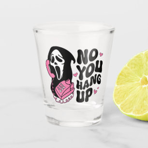 "Hang Up" Ghostface Horror Fan-Geschenk Schnapsglas