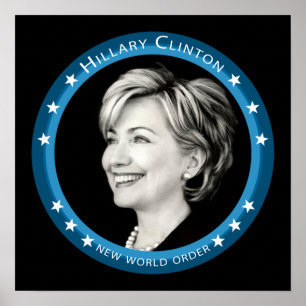 Hangclinton : blaue Rochen : Poster
