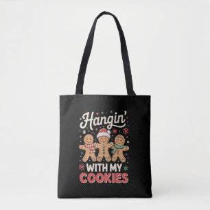 Hänge mit meinen Keksen Lebkuchen Weihnachtslehrer Tasche