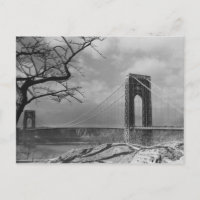 Hängebrücke Ansicht B&W