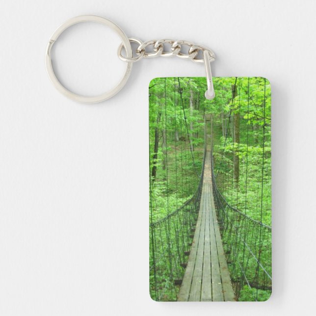 Hängebrücke Schlüsselanhänger (Vorderseite)