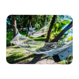 Hängematte am Strand, Fidschi Magnet