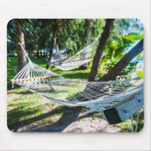 Hängematte am Strand, Fidschi Mousepad