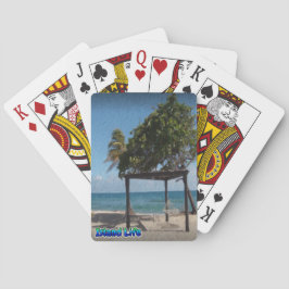 Hängematte am Strand Spielkarten