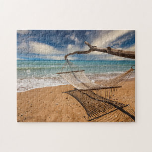 Hängematte auf dem Ufer