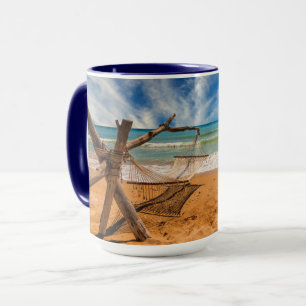 Hängematte im Tropical Beach Resort Tasse