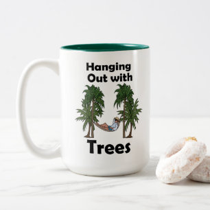 Hängematten Camping Hängen Mit Bäumen Camping Zweifarbige Tasse