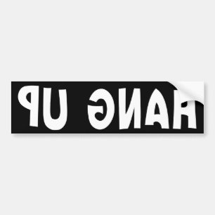 HÄNGEN Sie OBEN (aufgehoben) Autoaufkleber