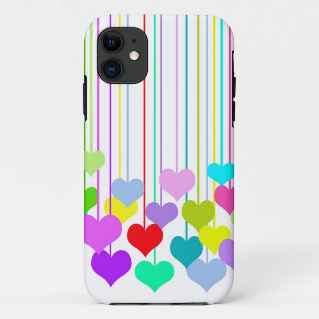 Hängende Herzen Case-Mate iPhone Hülle (Rückseite)