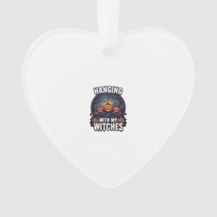 Hängende Hexen Halloween-Kürbisse Verzauberter Wal Ornament