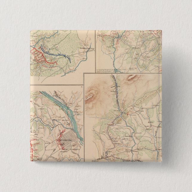 Hängende Monokratie Button (Vorderseite)