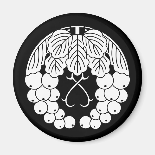 Hängende Trauben Magnet (Vorne)