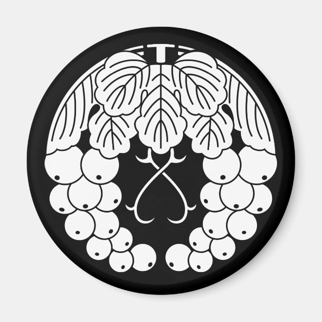 hängende Trauben Magnet (Vorne)