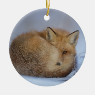 hängende Verzierung des Fuchses, foxy Dekor Keramik Ornament