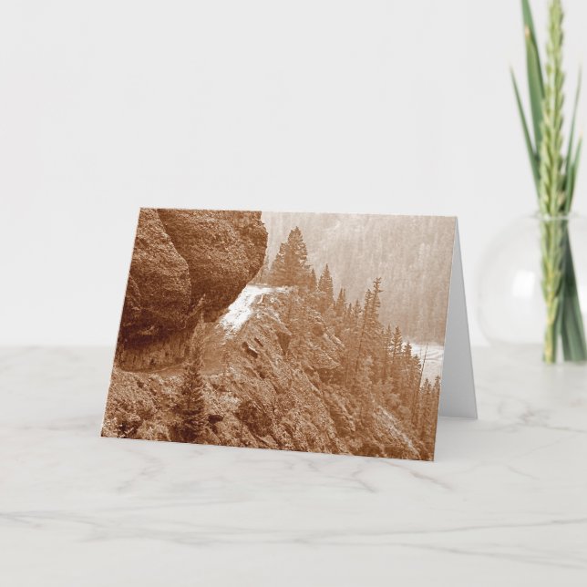 Hängender Felsen Karte (Vorderseite)