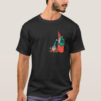 Hängender Taschenzwerg Gnomies T-Shirt