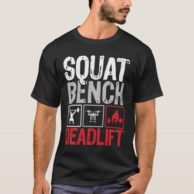 Hängestepplift für Squat Bench - Fitnessstuhl T-Shirt (Vorderseite)