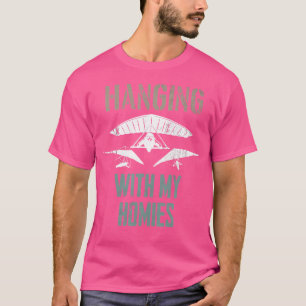 Hanggleiten mit meinen Homies Silhouette Lustiges T-Shirt