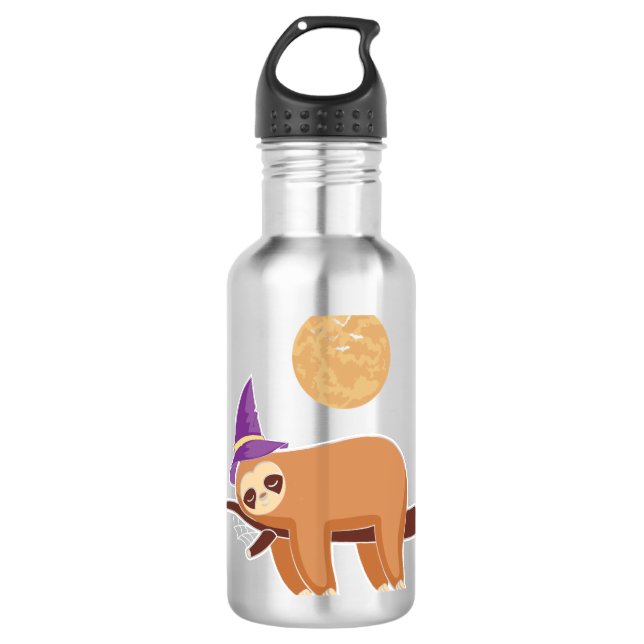Hanghalloween Edelstahlflasche (Vorderseite)