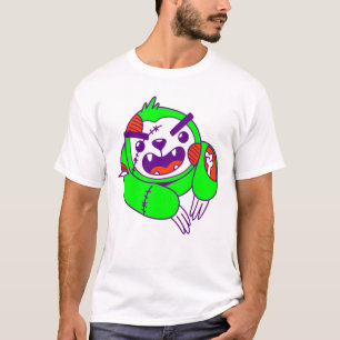 Hanghalloween tierisches Zombie gruselig T-Shirt