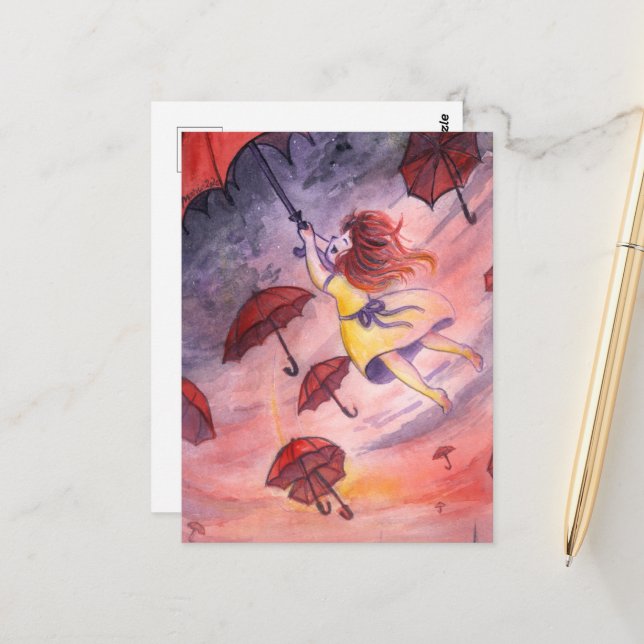 Hangin/Air-DNM-Postkarten Postkarte (Vorderseite/Rückseite Beispiel)