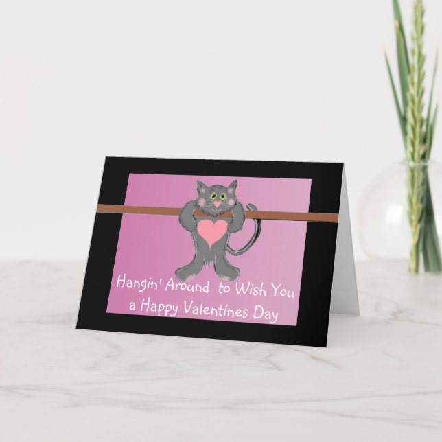 Hangin' Around Feiertagskarte (Vorderseite)