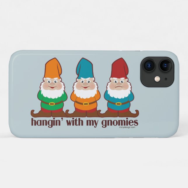 Hangin mit meinem Gnomies Case-Mate iPhone Hülle (Rückseite (Horizontal))