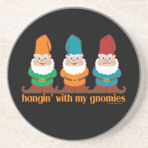 Hangin mit meinem Gnomies Getränkeuntersetzer
