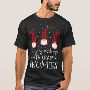 Hangin' mit meinen Gnomen drei Gnome Weihnachtsbüf T-Shirt