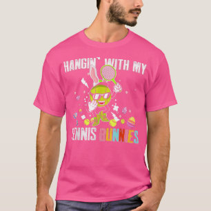 Hangin' mit My Tennis Bunnies Tennis Lover Happy T-Shirt