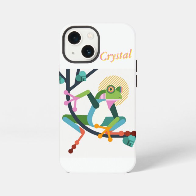Hanging Frog Apple iPhone 13 mini Fall Hülle (Rückseite)