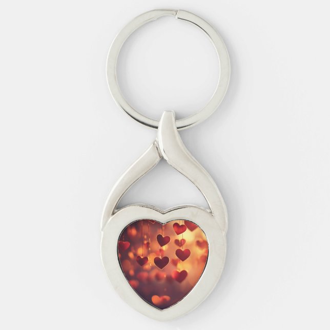 Hanging Hearts Schlüsselanhänger (Vorderseite)