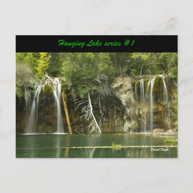 Hanging Lake Serie #1 Postkarte (Vorderseite)