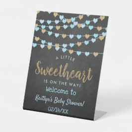 Hanging Liebe Herz Sweetheart Babydusche Willkomme Sockelschild