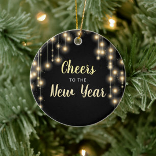 Hanging Lights Silvester Urlaub Keramik Ornament