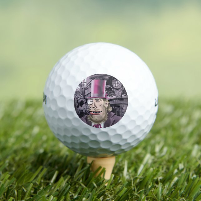 Hanging mit Hyde Wilson Ultra-Golfbällen 12 k Golfball (Insitu T-Shirt)
