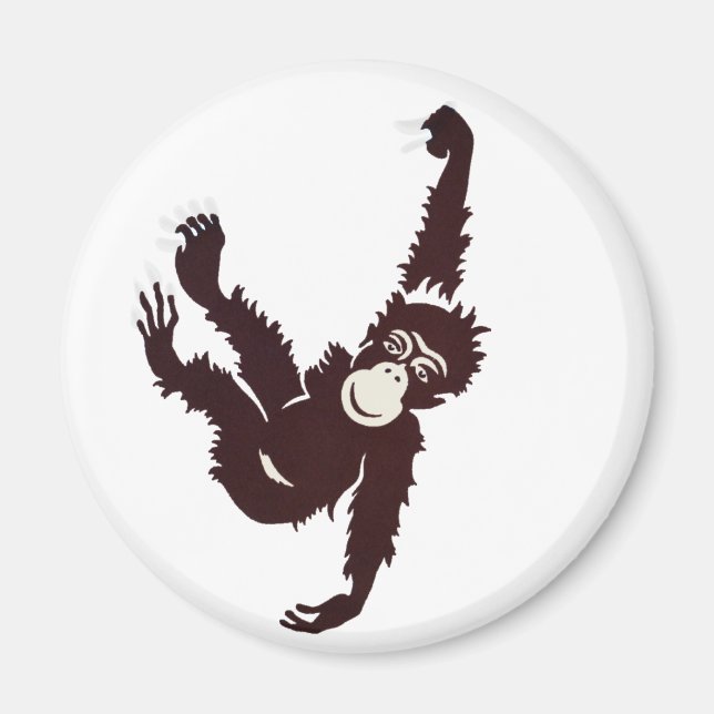 Hanging Monkey Magnet (Vorne)