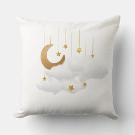 Hanging Moon & Stars Cloud Ramadan  Pillow Kissen