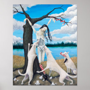 "Hanging" par Christiane Cegavske Poster