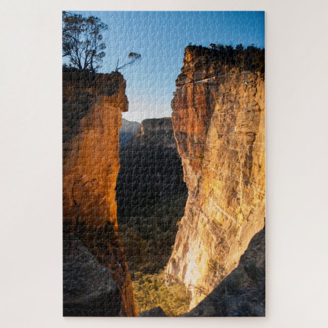 Hanging Rock Blue Mountains Sunrise, 1014 Stücke (Vertikal)