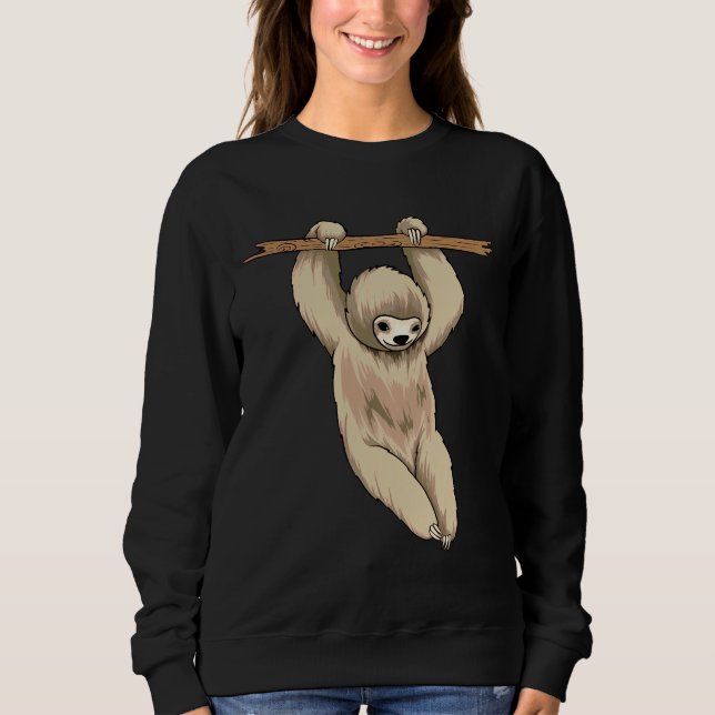 Hanging Sloth 38 Sweatshirt (Vorderseite)
