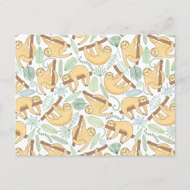 Hanging Sloths Postkarte (Vorderseite)